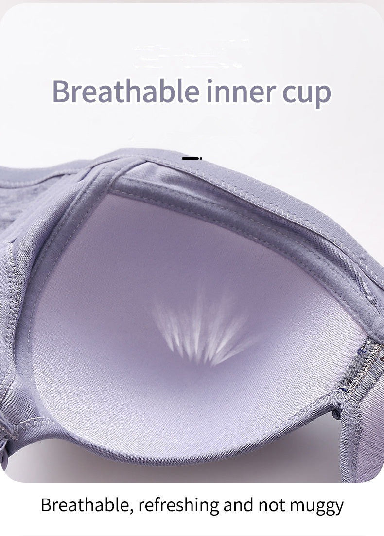 2024 PLUS SIZE THIN UNDERWEAR ANTI-SAGGING BRA