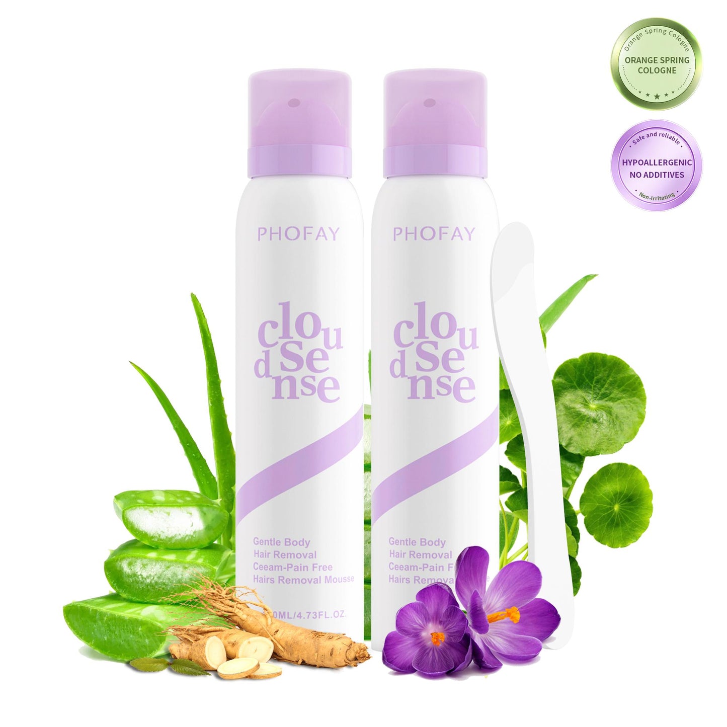 ❤️Limited Sale 50% OFF✨Gentle & Fast-Acting Hair Removal Cream with Aloe + Hyaluronic Acid