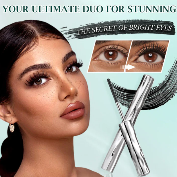 ✨LAST DAY BUY 1 GET 1 FREE!!✨Ultimate Waterproof & Sweatproof Lengthening & Curling Mascara👁️