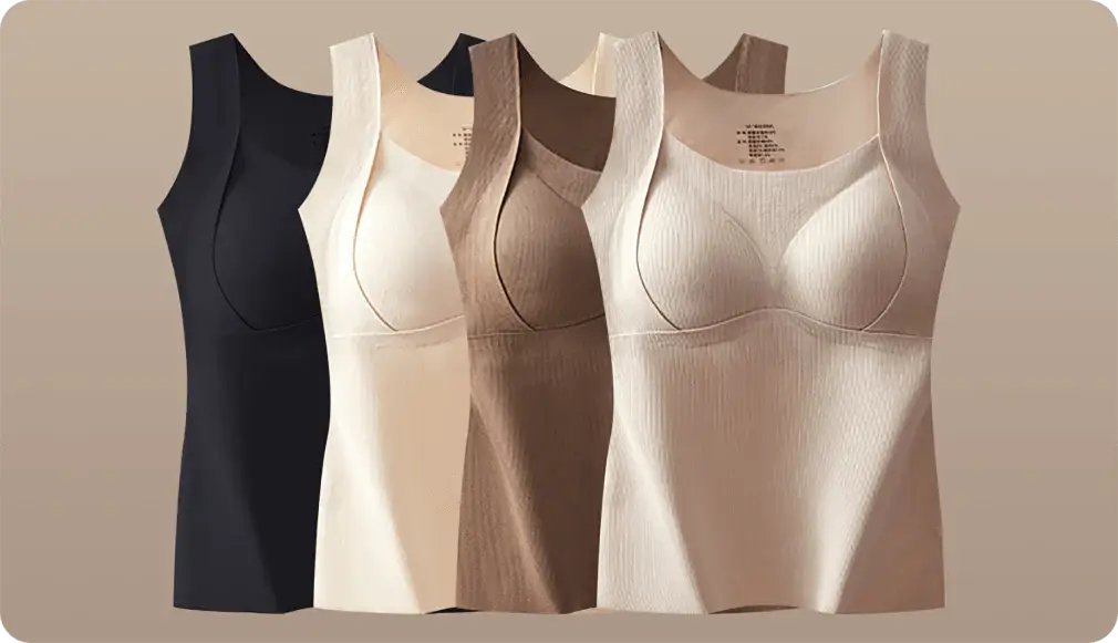 đHot Selling Thickened Warm Tank Top with Shelf Bra