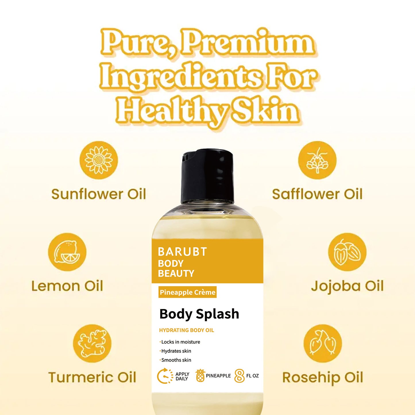 🌸Body Splash - Skin Smoothing Body Oil (Pick Your Scent)!200ml