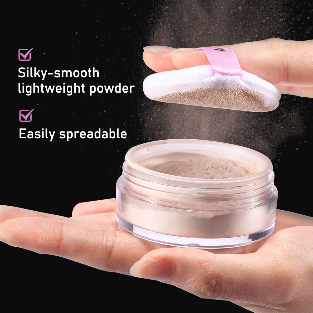 Bake Powder with Rice Powder & Vitamin-E, Lightweight & Translucent Makeup, Cosmetic Setting Powder