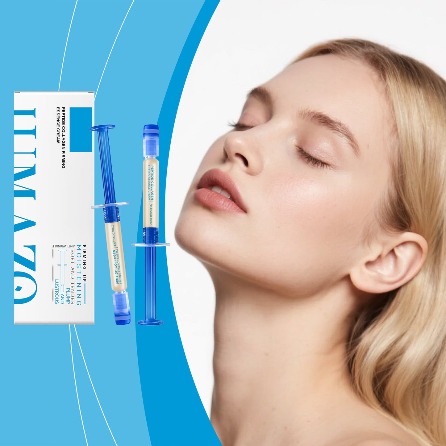 🏆One touch to remove wrinkles🔥Micro-molecular collagen anti-wrinkle lotion