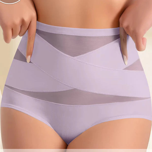 ✨Last Day-Buy 1 Get 3 Packs✨Plus-Size High-Waist Cross Tummy Control Panties