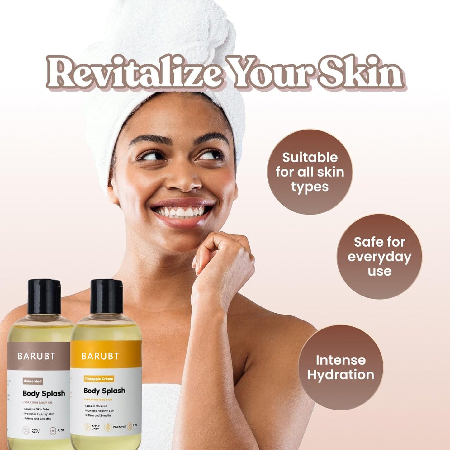 🌸Body Splash - Skin Smoothing Body Oil (Pick Your Scent)!200ml