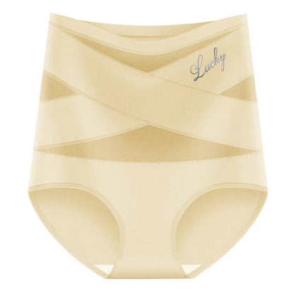 ✨Last Day-Buy 1 Get 3 Packs✨Plus-Size High-Waist Cross Tummy Control Panties