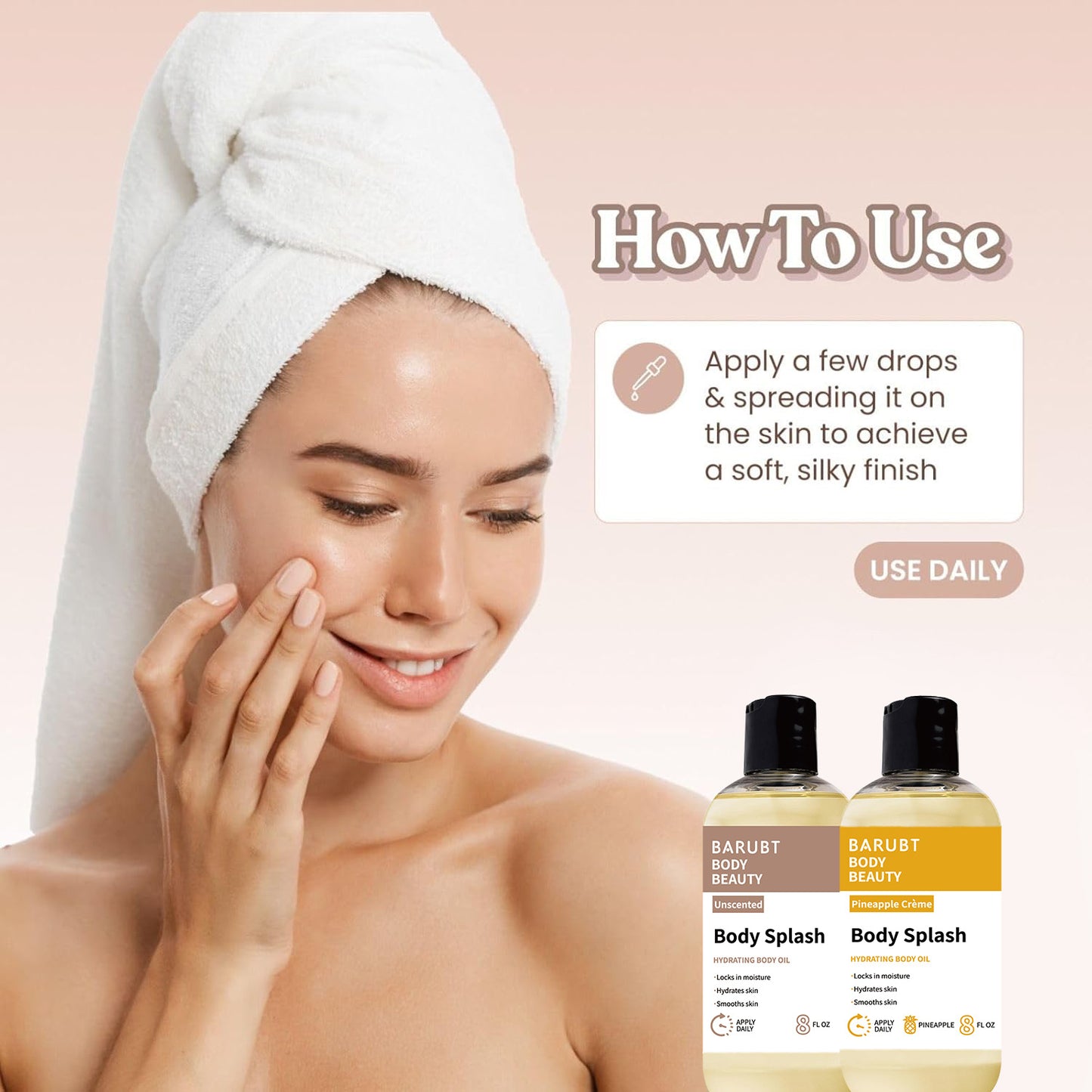 🌸Body Splash - Skin Smoothing Body Oil (Pick Your Scent)!200ml