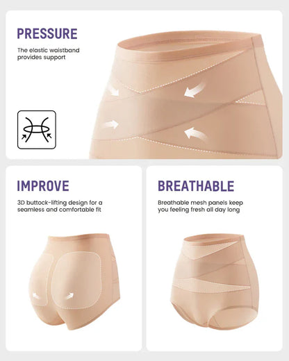 ✨Last Day-Buy 1 Get 3 Packs✨Plus-Size High-Waist Cross Tummy Control Panties