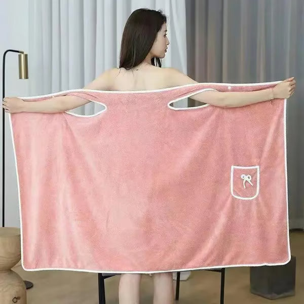 🔥🎁Plus Size Women's Wearable Shower Skirt