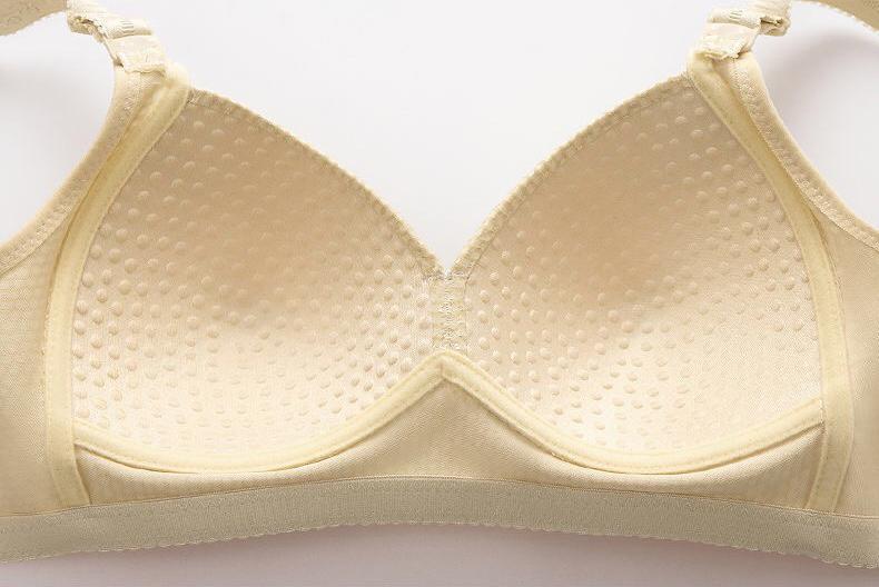 2024 WOMEN BACK BUCKLE COTTON BRAS WIRE FREE PLUS SIZE SHOULDER STRAPS BRASIERES COMFORT