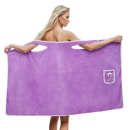 🔥🎁Plus Size Women's Wearable Shower Skirt