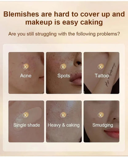 ✨2024 Waterproof Face Concealer（Buy 3 Get 3 Free）