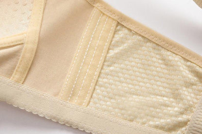 2024 WOMEN BACK BUCKLE COTTON BRAS WIRE FREE PLUS SIZE SHOULDER STRAPS BRASIERES COMFORT