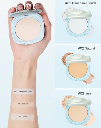 Sunscreen Whitening Waterproof Setting Powder Compact