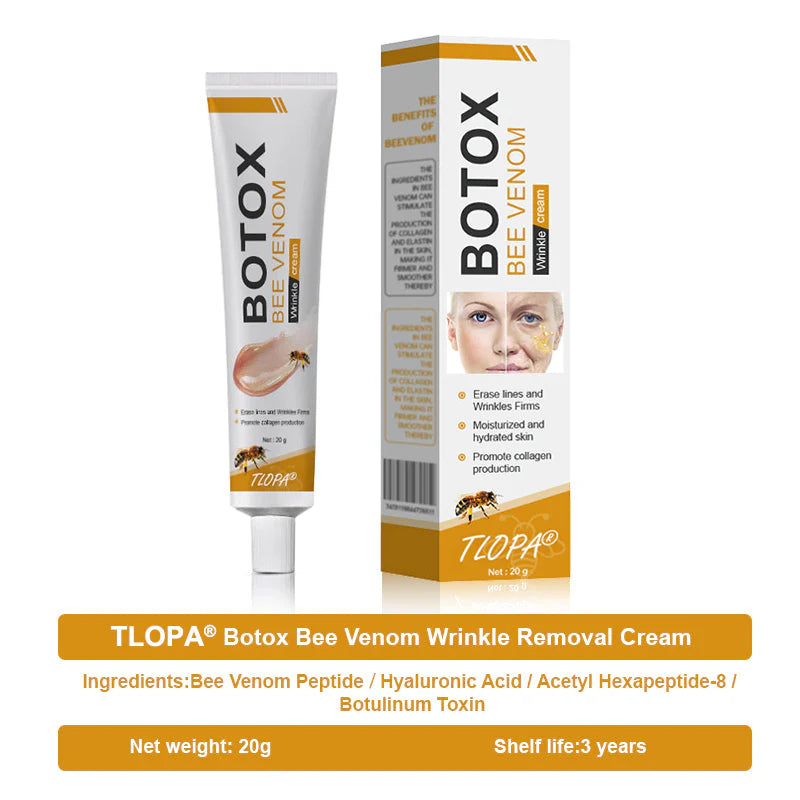 👨‍⚕️Made and Shipped from UK✅TLOPA® Botox Bee Venom Wrinkle Removal Cream- LAST DAY 70% OFF