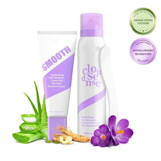 ❤️Limited Sale 50% OFF✨Gentle & Fast-Acting Hair Removal Cream with Aloe + Hyaluronic Acid