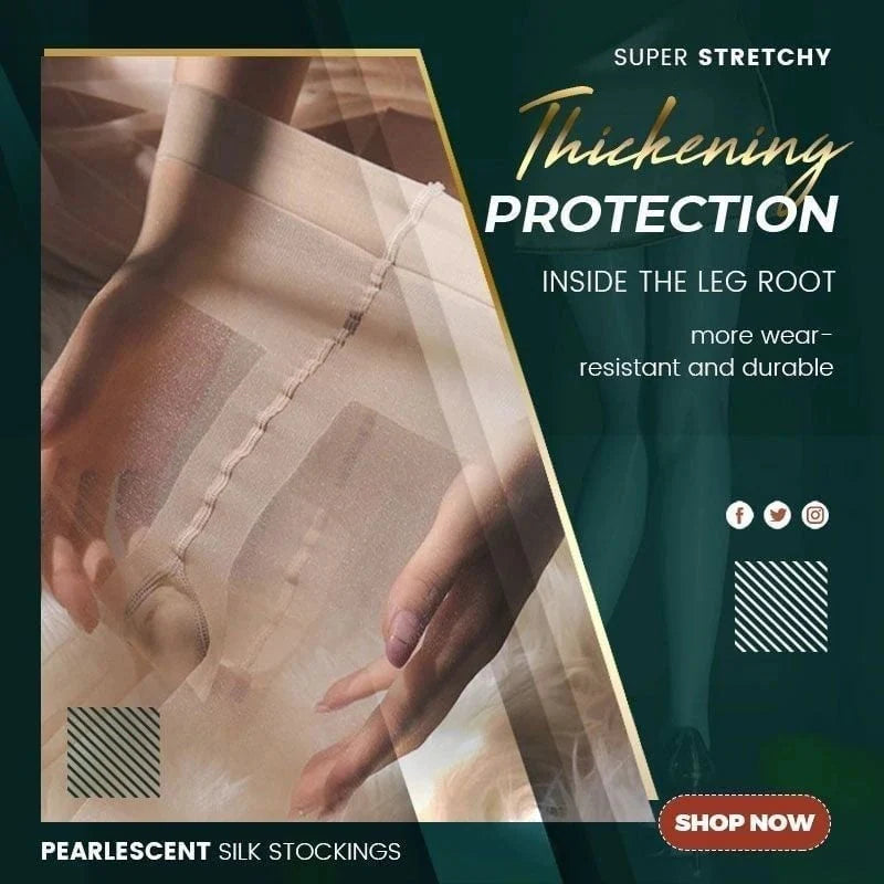 🔥Hot Sale - 49% OFF🔥Pearlescent Silk Stockings Sexy Nylon Pantyhose